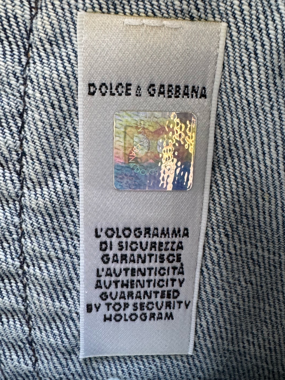 Dolce & Gabbana Blue Denim Graphic Patchwork Mini Skirt - Picture 7 of 8